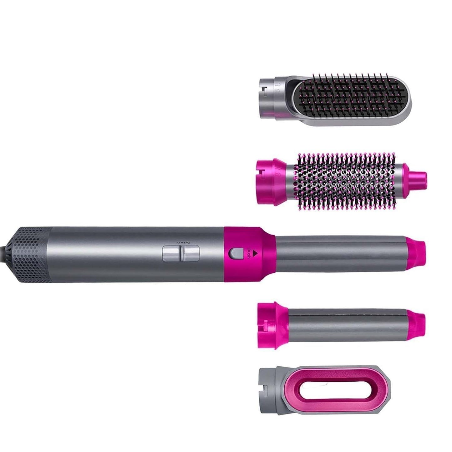 5-in-1 Hair Styling Tool | Hot Air Brush, Hair Dryer & Volumizer for Salon-Quality Styling at Home