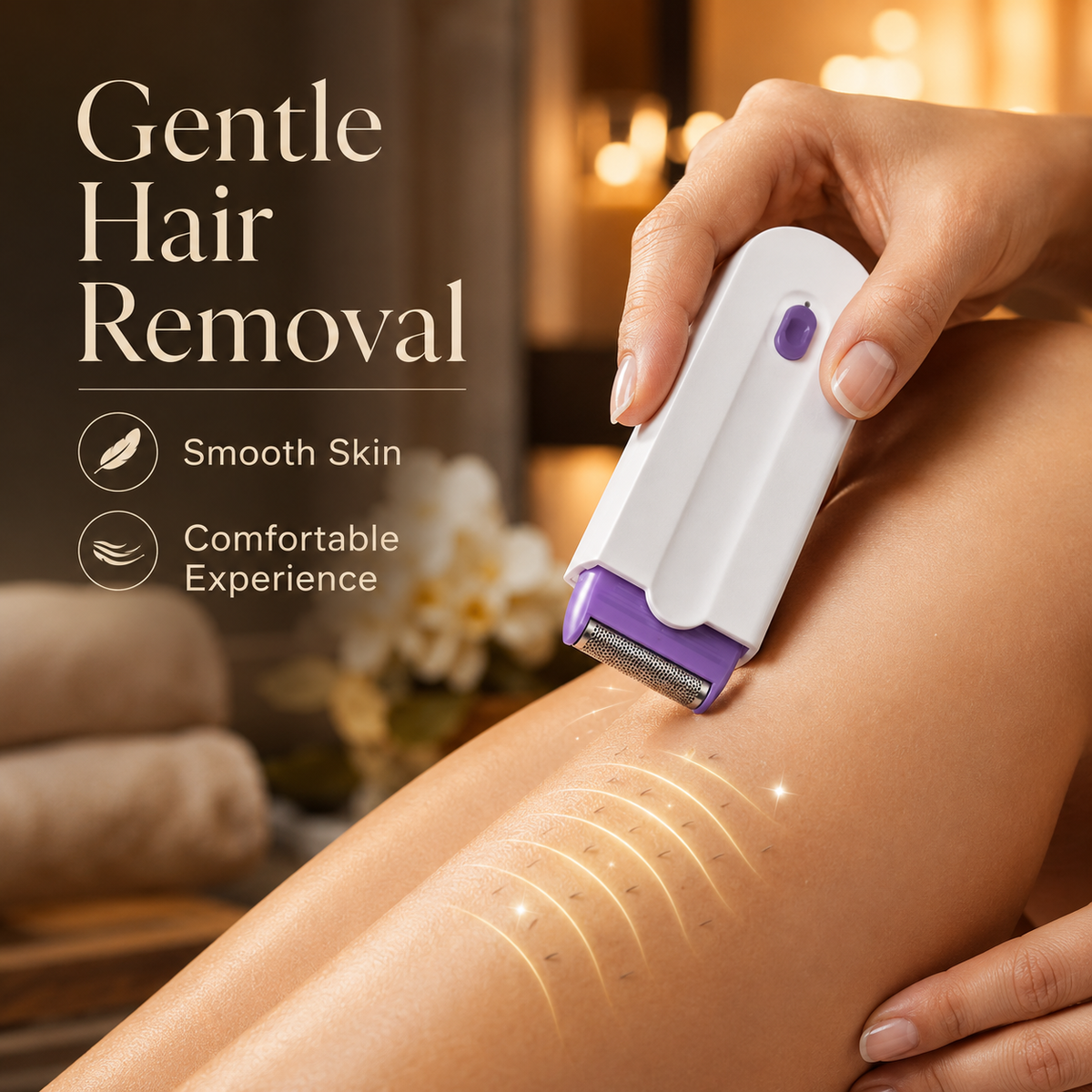 Cordless Women's Epilator | Easy, Comfortable & Long-Lasting Smooth Skin